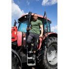 VILS T-shirt bawełniany ciemnozielony XL (54) - obrazek 2