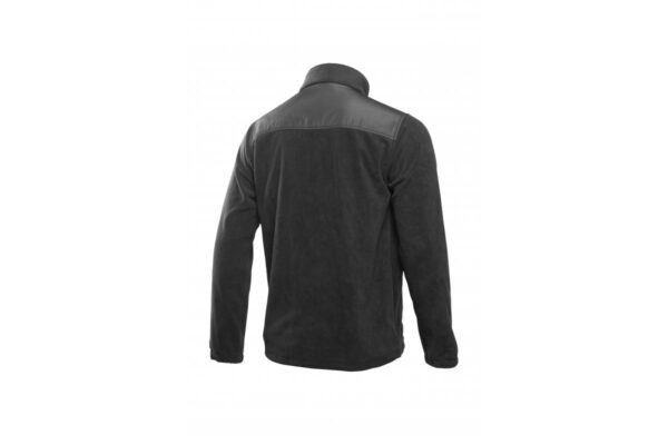 EZRA bluza polarowa z OXFORDEM czarna 4XL (60) - obrazek 7