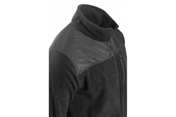 EZRA bluza polarowa z OXFORDEM czarna 4XL (60) - obrazek 3