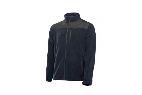 EZRA bluza polarowa z OXFORDEM granatowa 4XL (60)