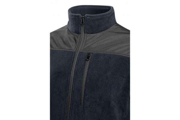 EZRA bluza polarowa z OXFORDEM granatowa 4XL (60) - obrazek 2